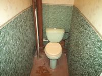 Туалет до замены труб